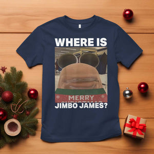 Funny Marcus The Worm Christmas T Shirt Where Is Jimbo James Xmas Ugly Sweater TS11 Navy Print Your Wear