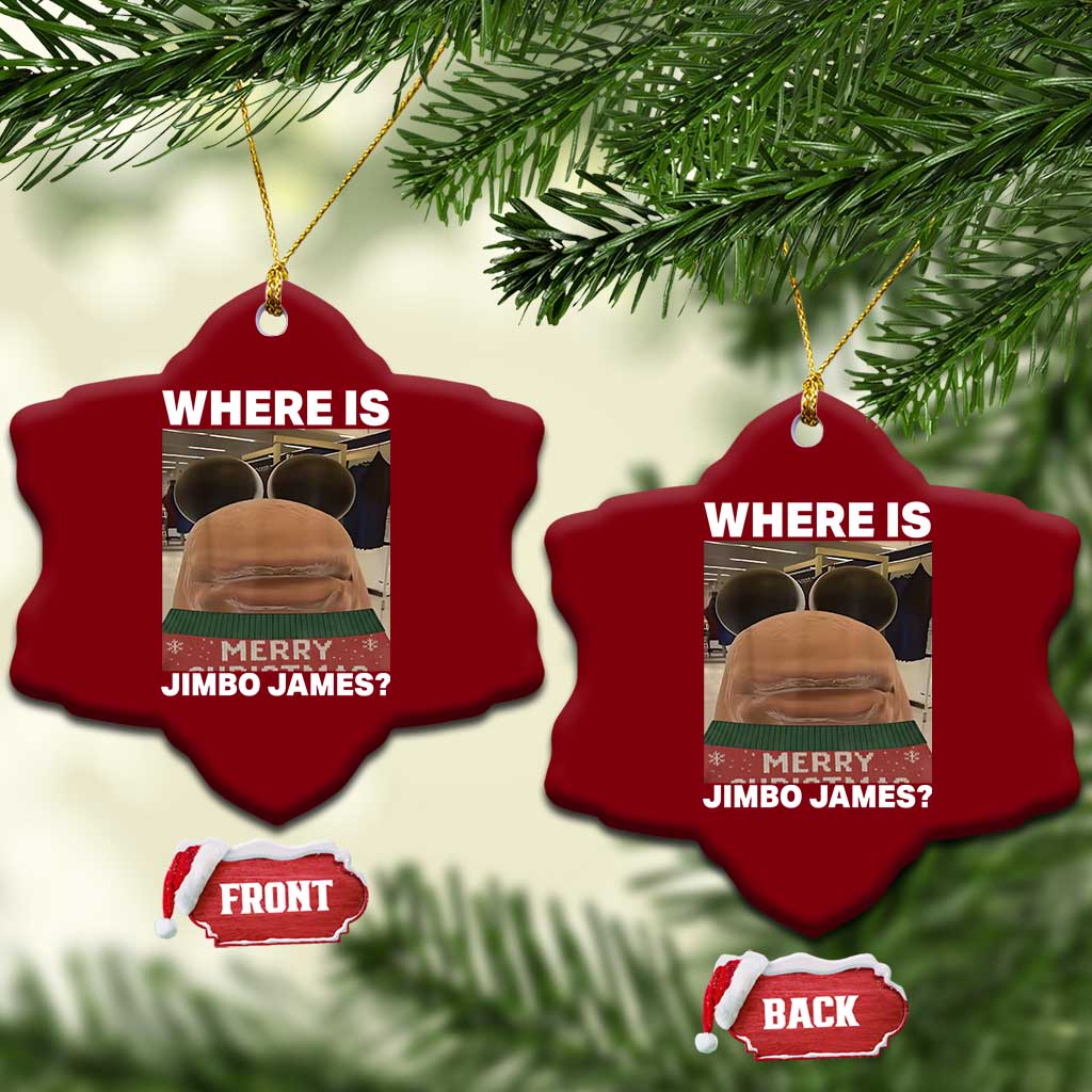 Funny Marcus The Worm Christmas Ceramic Ornament Where Is Jimbo James Xmas Ugly Sweater TS11 Print Your Wear