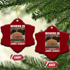Funny Marcus The Worm Christmas Ceramic Ornament Where Is Jimbo James Xmas Ugly Sweater TS11 Print Your Wear