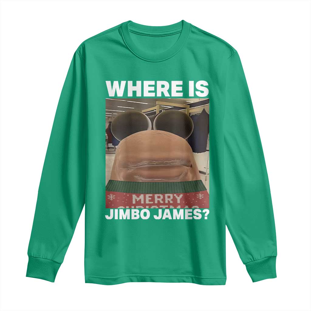 Funny Marcus The Worm Christmas Long Sleeve Shirt Where Is Jimbo James Xmas Ugly Sweater TS11 Irish Green Print Your Wear