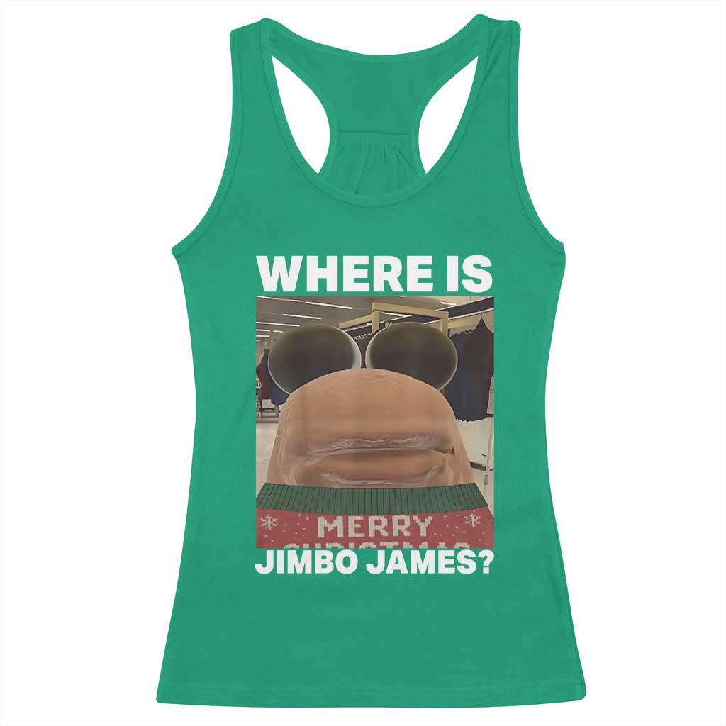 Funny Marcus The Worm Christmas Racerback Tank Top Where Is Jimbo James Xmas Ugly Sweater TS11 Irish Green Print Your Wear