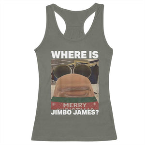 Funny Marcus The Worm Christmas Racerback Tank Top Where Is Jimbo James Xmas Ugly Sweater TS11 Military Green Print Your Wear