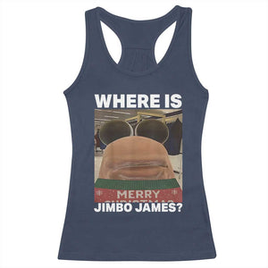 Funny Marcus The Worm Christmas Racerback Tank Top Where Is Jimbo James Xmas Ugly Sweater TS11 Navy Print Your Wear