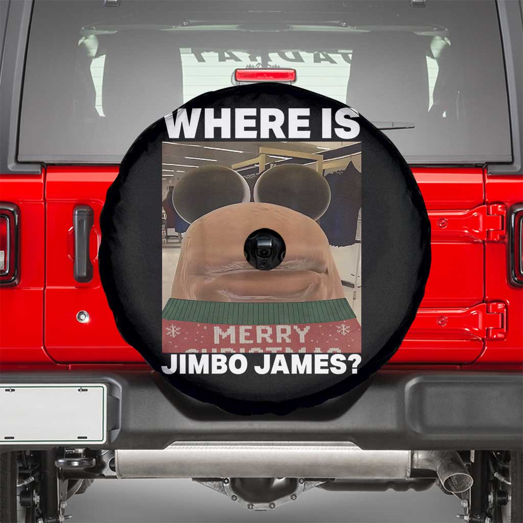 Funny Marcus The Worm Christmas Spare Tire Cover Where Is Jimbo James Xmas Ugly Sweater TS11 Black Print Your Wear