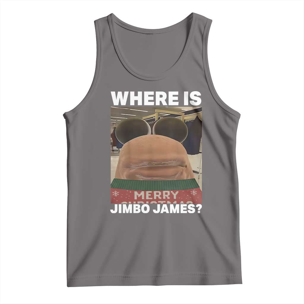 Funny Marcus The Worm Christmas Tank Top Where Is Jimbo James Xmas Ugly Sweater TS11 Deep Heather Print Your Wear