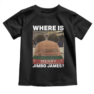 Funny Marcus The Worm Christmas Toddler T Shirt Where Is Jimbo James Xmas Ugly Sweater TS11 Black Print Your Wear