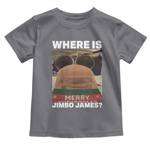 Funny Marcus The Worm Christmas Toddler T Shirt Where Is Jimbo James Xmas Ugly Sweater TS11 Charcoal Print Your Wear