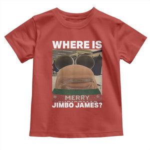 Funny Marcus The Worm Christmas Toddler T Shirt Where Is Jimbo James Xmas Ugly Sweater TS11 Red Print Your Wear