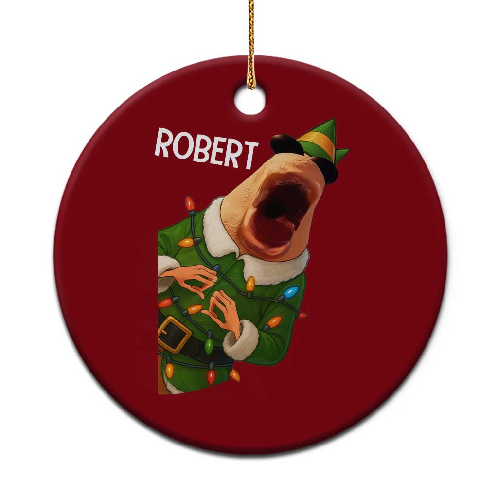 Funny Christmas Marcus The Worm Robert Xmas Elf Ceramic Ornament TS11 1pc Red Print Your Wear