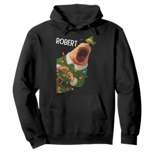 Funny Christmas Marcus The Worm Robert Xmas Elf Hoodie TS11 Black Print Your Wear