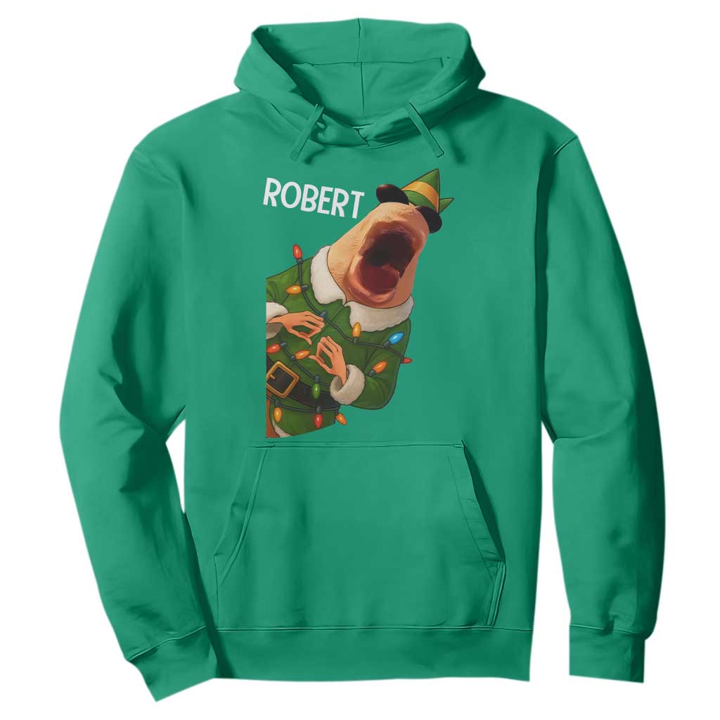 Funny Christmas Marcus The Worm Robert Xmas Elf Hoodie TS11 Irish Green Print Your Wear