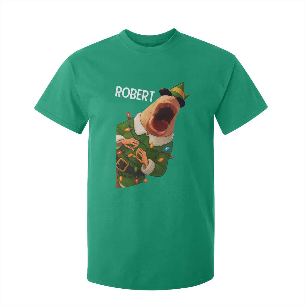 Funny Christmas Marcus The Worm Robert Xmas Elf T Shirt For Kid TS11 Irish Green Print Your Wear