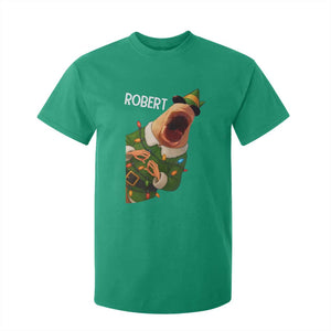 Funny Christmas Marcus The Worm Robert Xmas Elf T Shirt For Kid TS11 Irish Green Print Your Wear