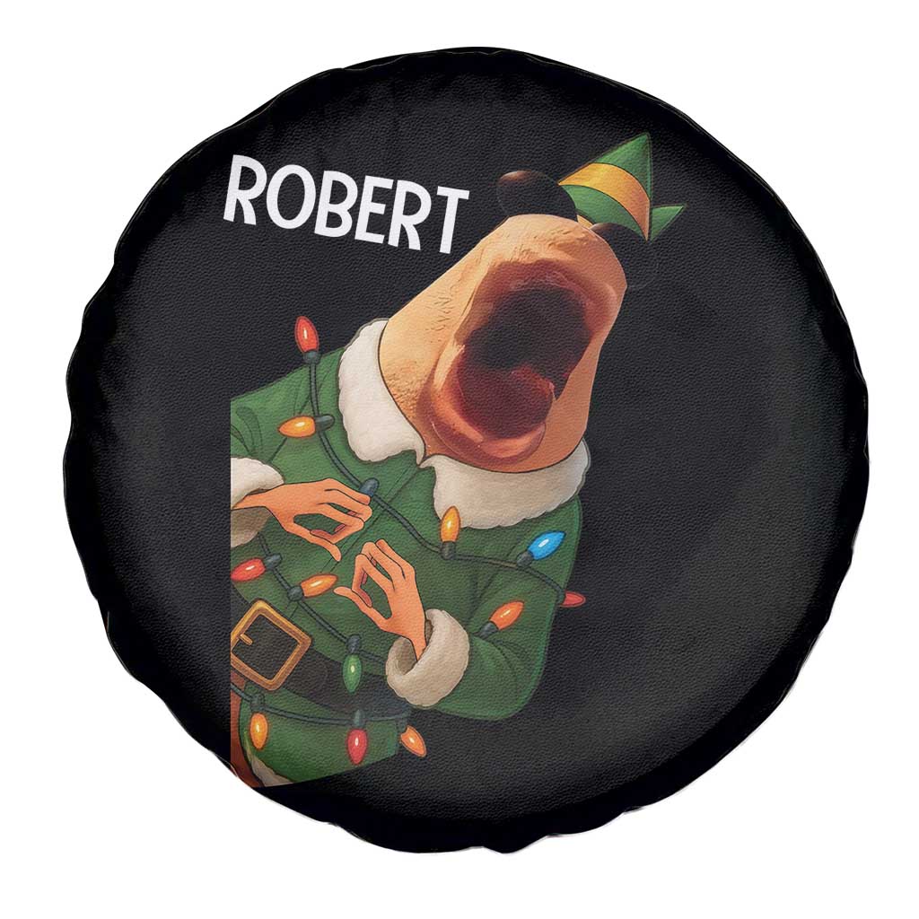 Funny Christmas Marcus The Worm Robert Xmas Elf Spare Tire Cover TS11 Print Your Wear