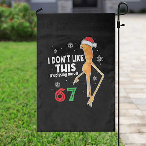 Funny Marcus The Worm 67 Meme Christmas Garden Flag I Don't Like This It's Pissing Me Off TS11 Print Your Wear
