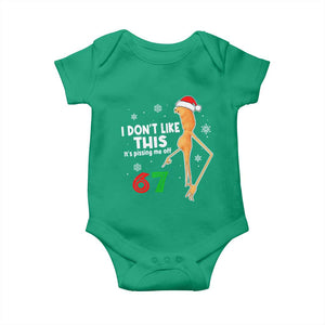 Funny Marcus The Worm 67 Meme Christmas Baby Onesie I Don't Like This It's Pissing Me Off TS11 Irish Green Print Your Wear