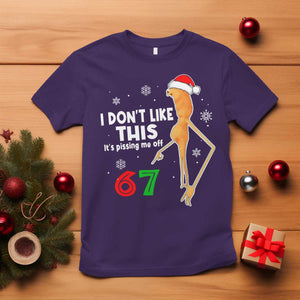 Funny Marcus The Worm 67 Meme Christmas T Shirt I Don't Like This It's Pissing Me Off TS11 Purple Print Your Wear
