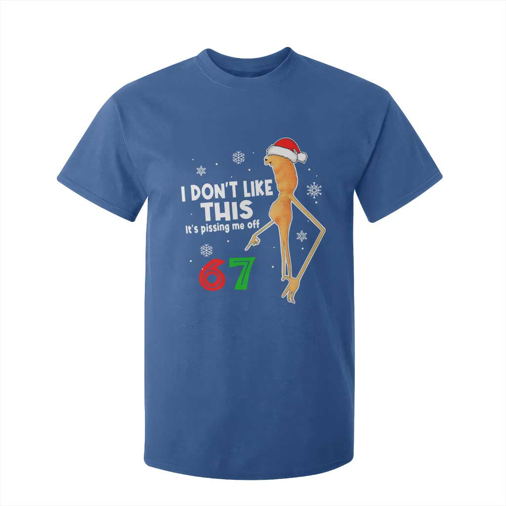 Funny Marcus The Worm 67 Meme Christmas T Shirt For Kid I Don't Like This It's Pissing Me Off TS11 Royal Blue Print Your Wear