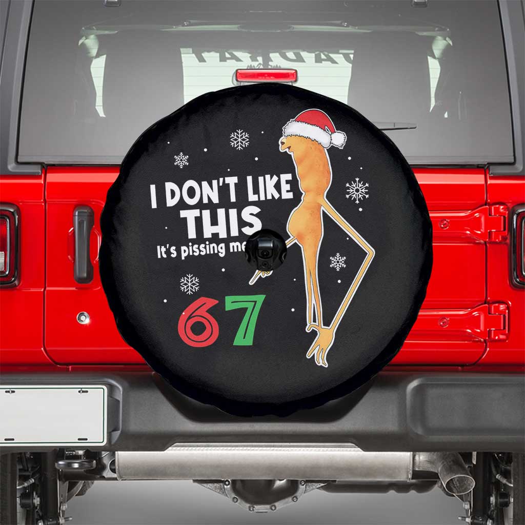 Funny Marcus The Worm 67 Meme Christmas Spare Tire Cover I Don't Like This It's Pissing Me Off TS11 Black Print Your Wear