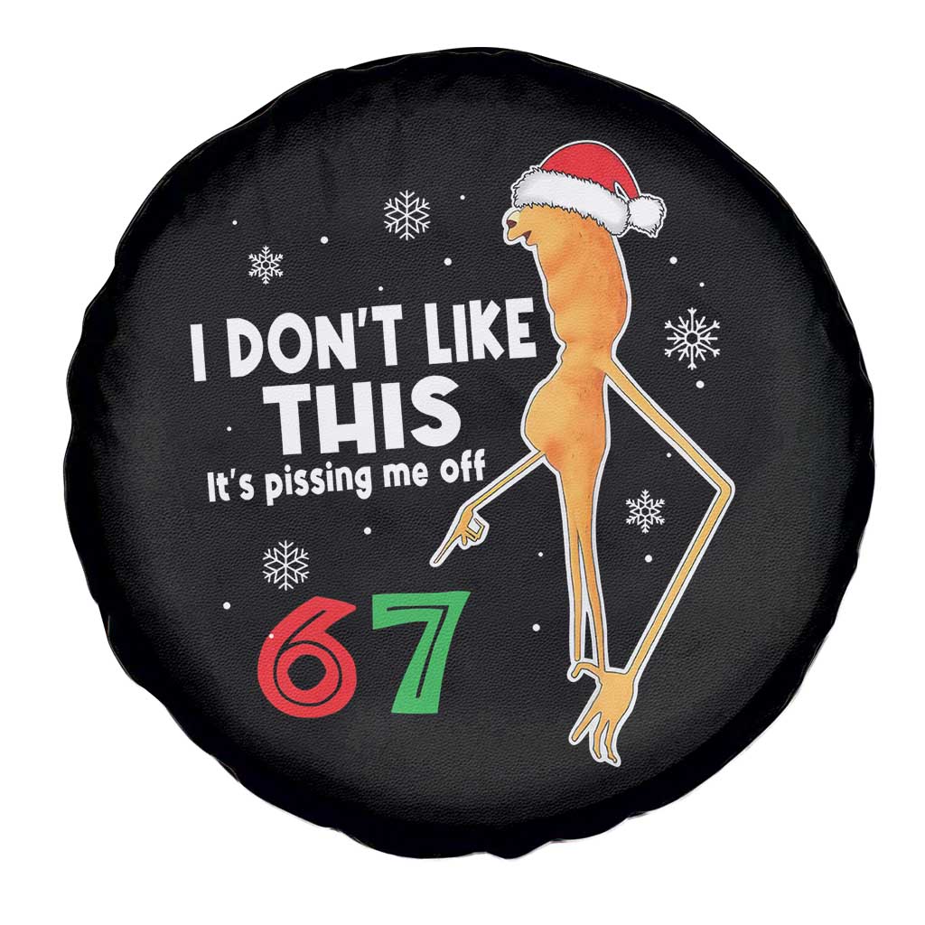 Funny Marcus The Worm 67 Meme Christmas Spare Tire Cover I Don't Like This It's Pissing Me Off TS11 Print Your Wear