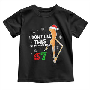 Funny Marcus The Worm 67 Meme Christmas Toddler T Shirt I Don't Like This It's Pissing Me Off TS11 Black Print Your Wear