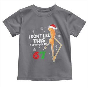 Funny Marcus The Worm 67 Meme Christmas Toddler T Shirt I Don't Like This It's Pissing Me Off TS11 Charcoal Print Your Wear