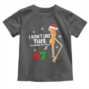 Funny Marcus The Worm 67 Meme Christmas Toddler T Shirt I Don't Like This It's Pissing Me Off TS11 Dark Heather Print Your Wear