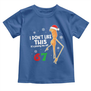 Funny Marcus The Worm 67 Meme Christmas Toddler T Shirt I Don't Like This It's Pissing Me Off TS11 Royal Blue Print Your Wear
