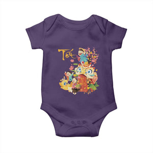 Funny Tet Vietnamese New Year 2025 Viet Holiday Baby Onesie TS11 Purple Print Your Wear