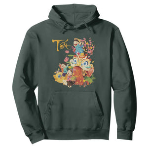 Funny Tet Vietnamese New Year 2025 Viet Holiday Hoodie TS11 Dark Forest Green Print Your Wear