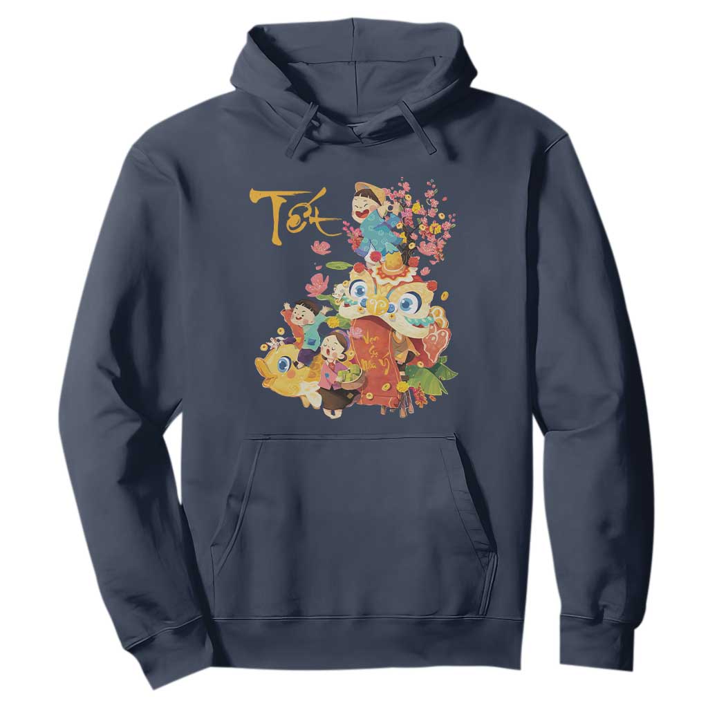 Funny Tet Vietnamese New Year 2025 Viet Holiday Hoodie TS11 Navy Print Your Wear