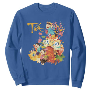 Funny Tet Vietnamese New Year 2025 Viet Holiday Sweatshirt TS11 Royal Blue Print Your Wear