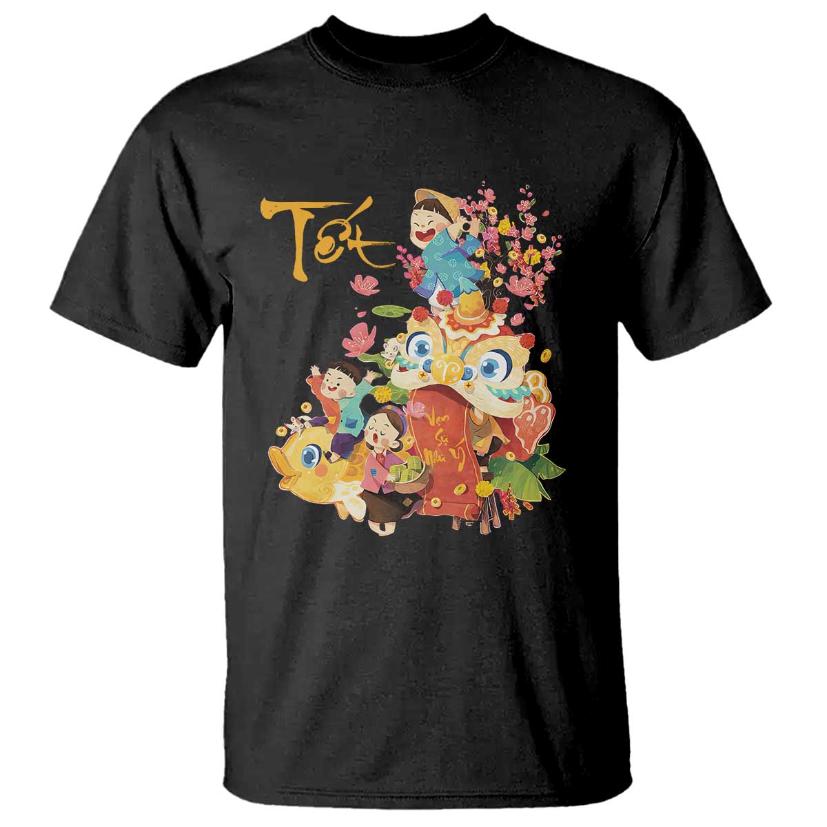 Funny Tet Vietnamese New Year 2025 Viet Holiday T Shirt TS11 Black Print Your Wear