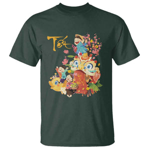 Funny Tet Vietnamese New Year 2025 Viet Holiday T Shirt TS11 Dark Forest Green Print Your Wear