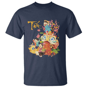 Funny Tet Vietnamese New Year 2025 Viet Holiday T Shirt TS11 Navy Print Your Wear