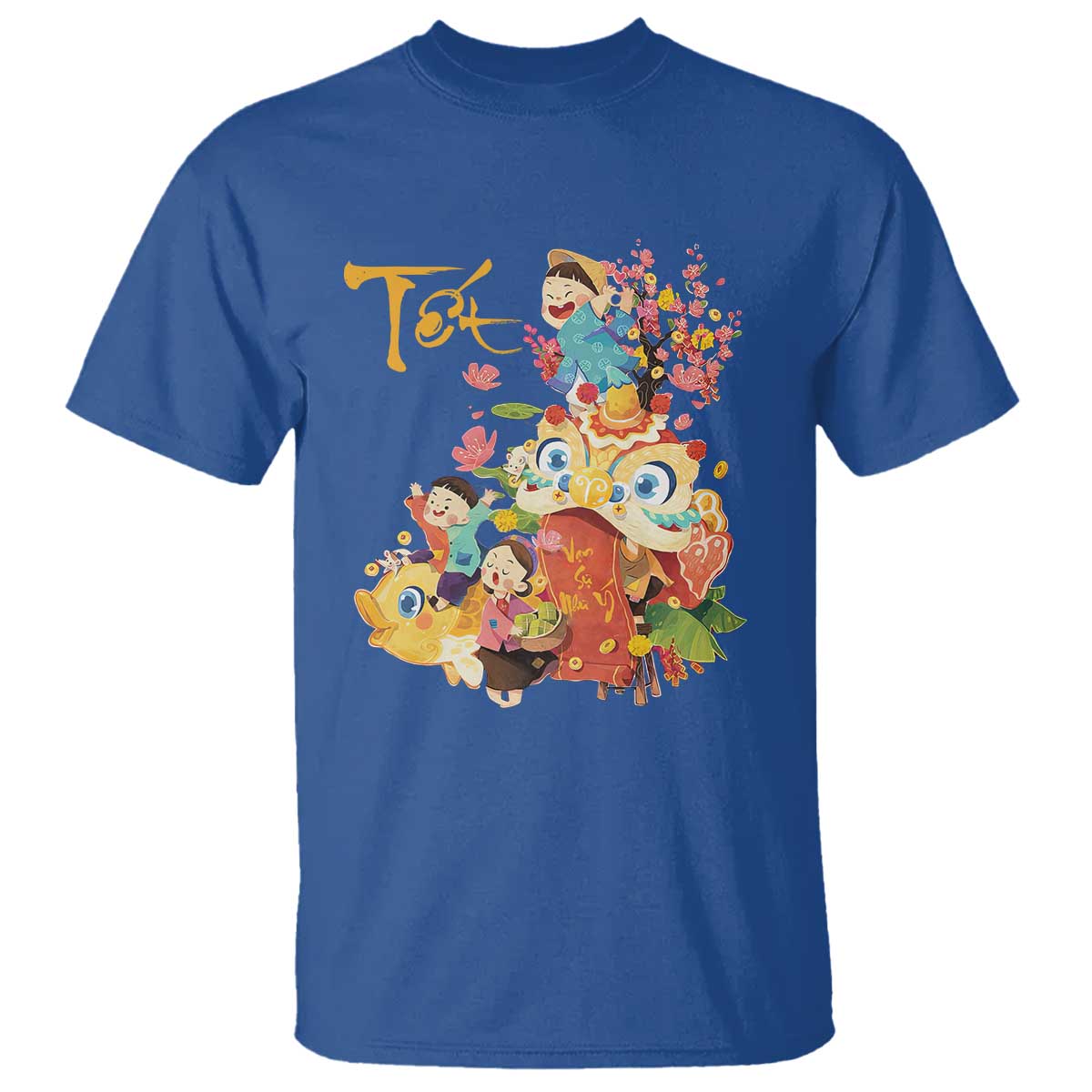 Funny Tet Vietnamese New Year 2025 Viet Holiday T Shirt TS11 Royal Blue Print Your Wear