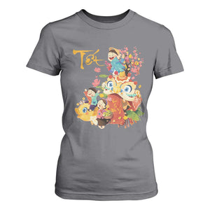 Funny Tet Vietnamese New Year 2025 Viet Holiday T Shirt For Women TS11 Charcoal Print Your Wear