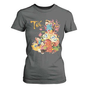 Funny Tet Vietnamese New Year 2025 Viet Holiday T Shirt For Women TS11 Dark Heather Print Your Wear