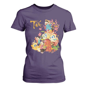Funny Tet Vietnamese New Year 2025 Viet Holiday T Shirt For Women TS11 Purple Print Your Wear