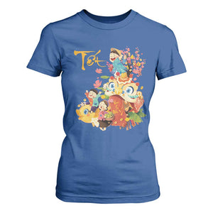 Funny Tet Vietnamese New Year 2025 Viet Holiday T Shirt For Women TS11 Royal Blue Print Your Wear
