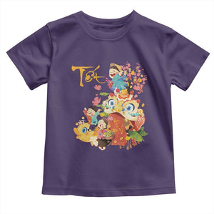Funny Tet Vietnamese New Year 2025 Viet Holiday Toddler T Shirt TS11 Purple Print Your Wear
