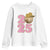 Howdy New Year 2025 Youth Sweatshirt Happy New Year Sparkling Cowboy Cowgirl TS11 White Print Your Wear