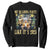 Funny Trump Vance Musk New Year Sweatshirt We're Gonna Party Like It's 2025 New Year New America New President TS11 Black Print Your Wear