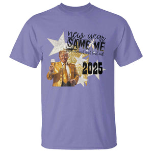 Funny Trump New Year 2025 T Shirt New Year Same Me Fuck Around And Find Out TS11 Violet Print Your Wear