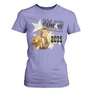 Funny Trump New Year 2025 T Shirt For Women New Year Same Me Fuck Around And Find Out TS11 Violet Print Your Wear