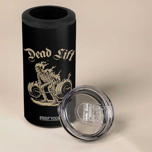 Funny Deadlifts Lifting Weights Gym Skeleton 4 in 1 Can Cooler Tumbler TS11 Print Your Wear