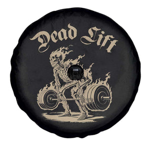 Funny Deadlifts Lifting Weights Gym Skeleton Spare Tire Cover TS11 Print Your Wear