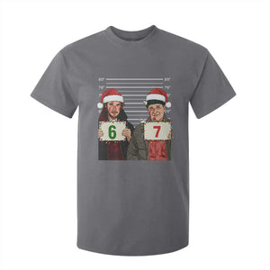 Funny 67 Christmas Movie T Shirt For Kid Six Seven Wet Bandits Home Xmas Alone TS11 Charcoal Print Your Wear