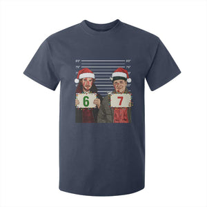 Funny 67 Christmas Movie T Shirt For Kid Six Seven Wet Bandits Home Xmas Alone TS11 Navy Print Your Wear