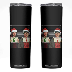 Funny 67 Christmas Movie Skinny Tumbler Six Seven Wet Bandits Home Xmas Alone TS11 Black Print Your Wear